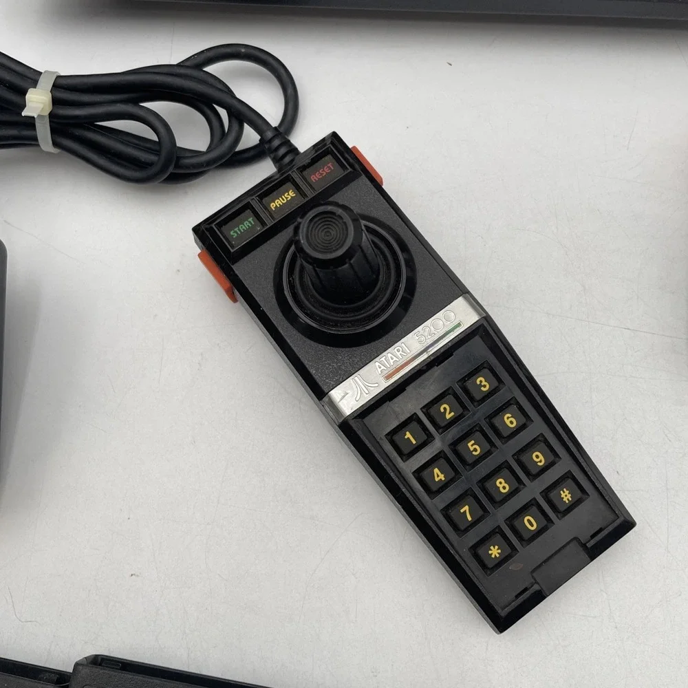 Atari 2600 w/Joysticks+Paddles+6 Games-Tested / Working